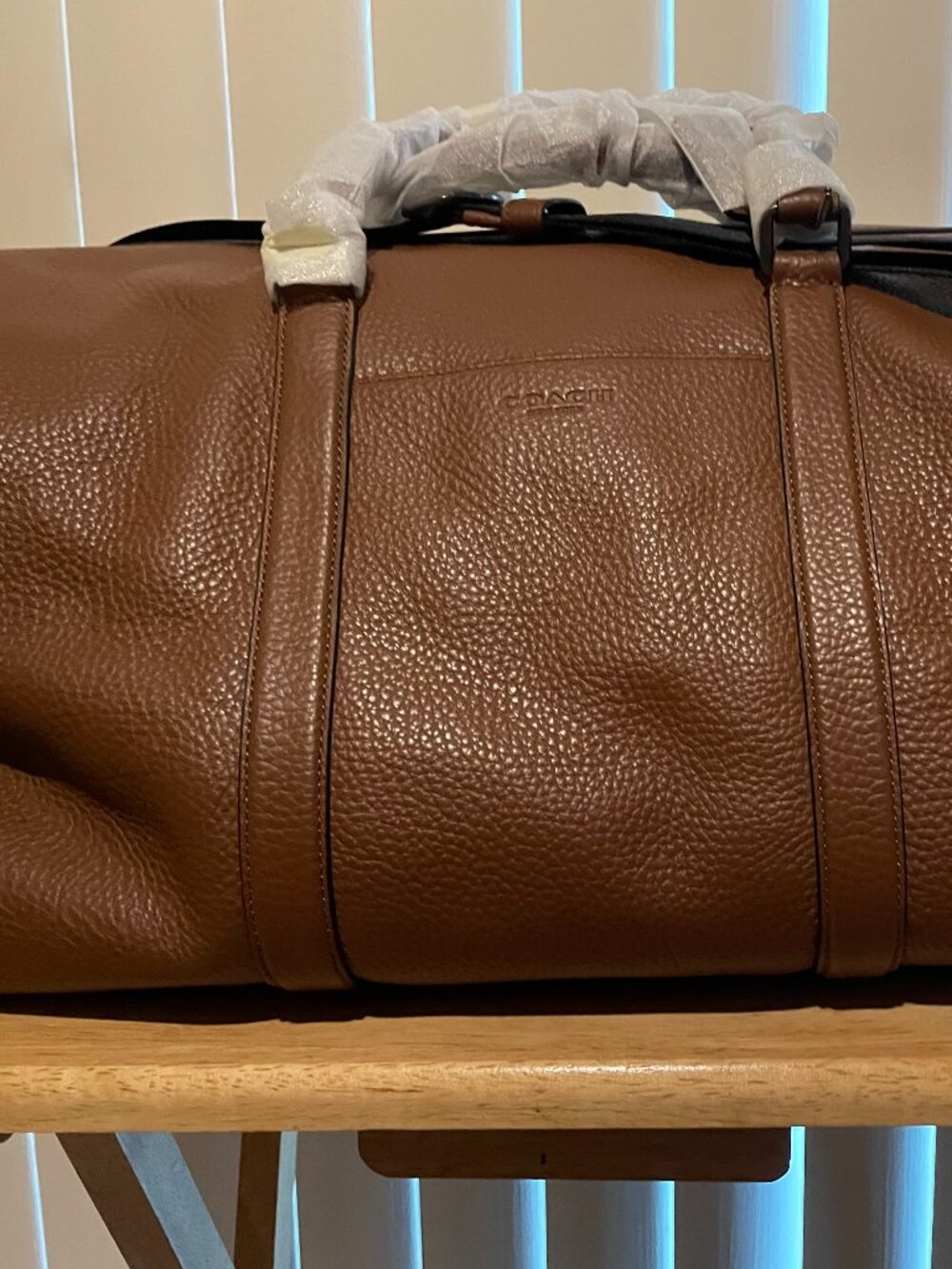 Coach Brown Leather Tote/Carry On Bag